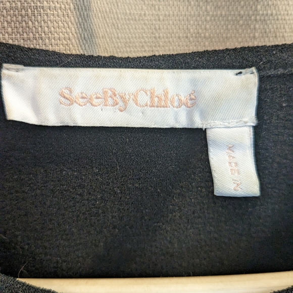 SeeByChloe made in Portugal black sweater with flared sleeves. size 38 - Picture 6 of 12